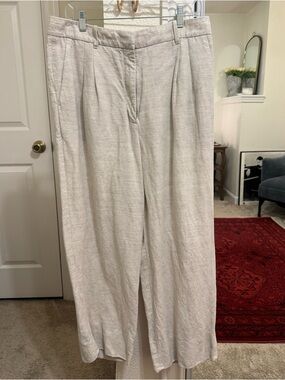 Aritzia linen Effortless Pants size 14